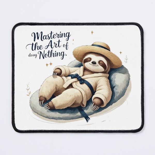Item preview, Mastering The Art Of Doing Nothing Preppy Sloth Quiet Luxury designed and sold by AQUILAKREO.