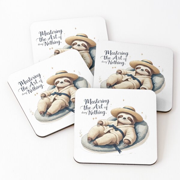 Item preview, Mastering The Art Of Doing Nothing Preppy Sloth Quiet Luxury designed and sold by AQUILAKREO.