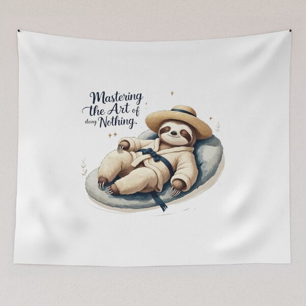 Item preview, Mastering The Art Of Doing Nothing Preppy Sloth Quiet Luxury designed and sold by AQUILAKREO.