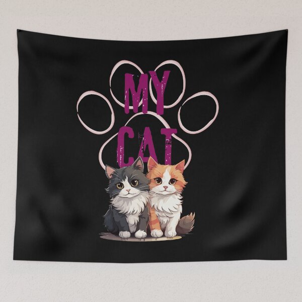 Item preview, My Cat Cute Two Kittens Design designed and sold by Yuki80.