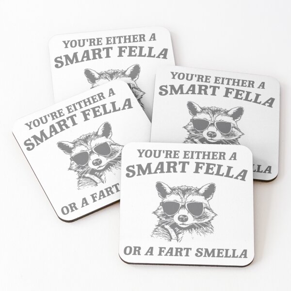Item preview, Smart Fella Fart Smella Raccoon designed and sold by sahbender.