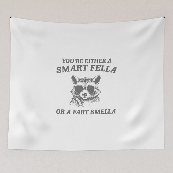 Item preview, Smart Fella Fart Smella Raccoon designed and sold by sahbender.