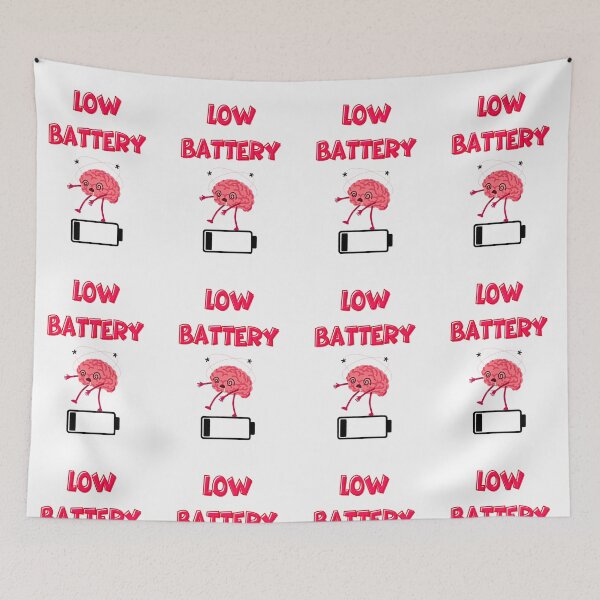Item preview, Low Battery Brain designed and sold by Yuki80.