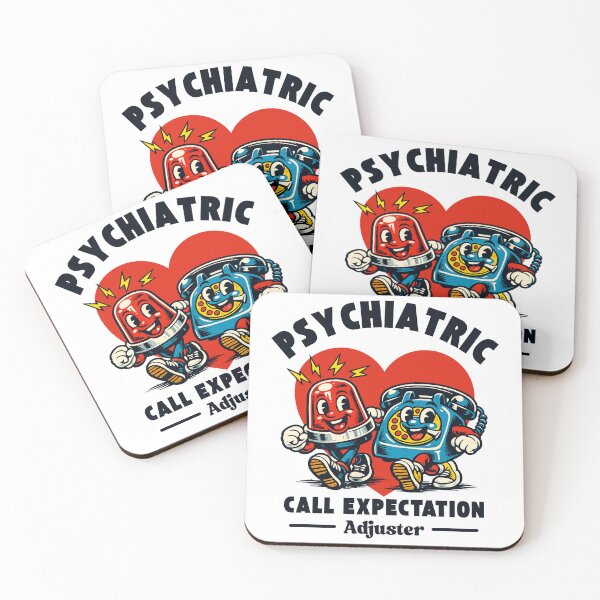 Artikelvorschau, Psychiatrischer Anruferwartungs-Anpasser entworfen und verkauft von Mascot Riot Studio.