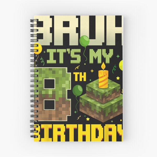 Item preview, Bruh It'S My 8Th Birthday Game Pixel Funny Birthday Boy T Sh designed and sold by DanMoor.
