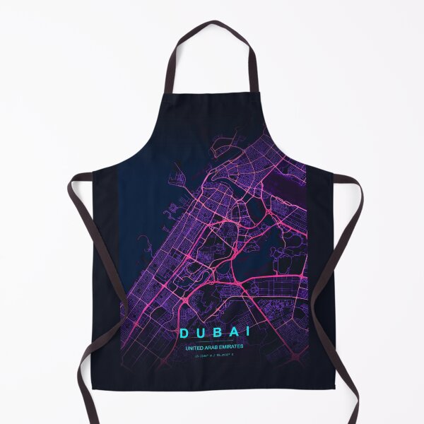 Item preview, Neon Style Map of , Dubai, UAE designed and sold by Enea Kelo.