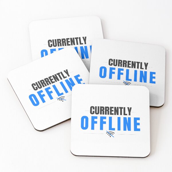 Item preview, Currently Offline Minimalist Tech Quote Clean Modern Design designed and sold by Uvclick.
