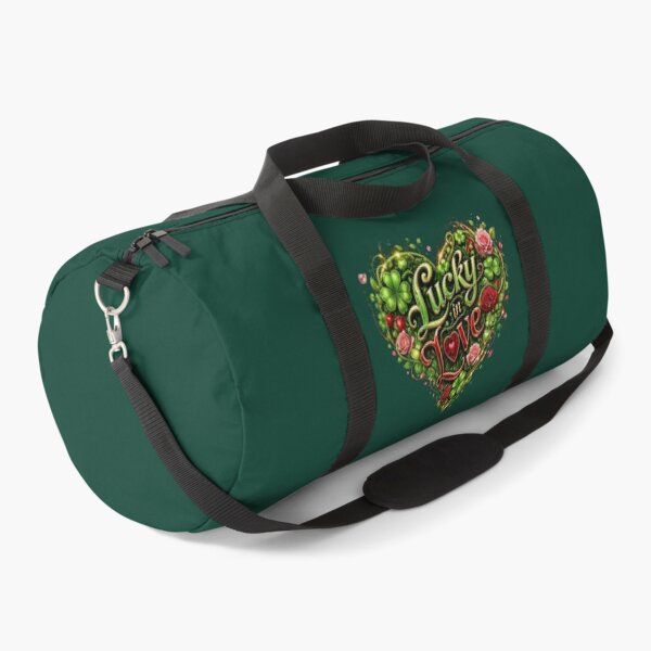 Item preview, Lucky in Love Clover Shamrock Heart Romance Art designed and sold by Be Free Effect.