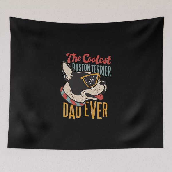 Item preview, The Coolest Boston Terrier Dad Ever Dog designed and sold by OlyvieArt.