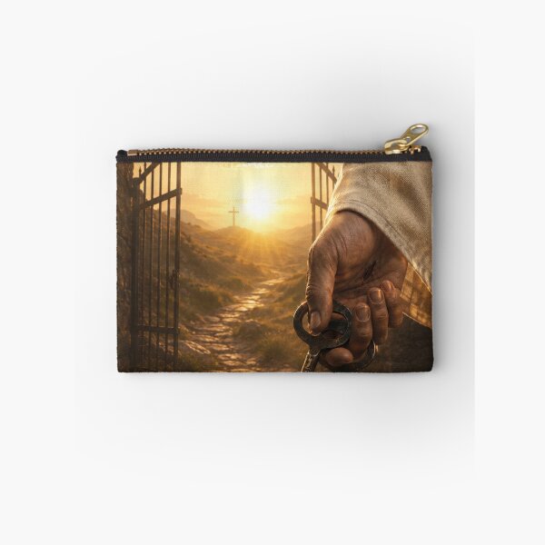 Item preview, Hand holds key before golden gate in light designed and sold by Cobaltcore78.