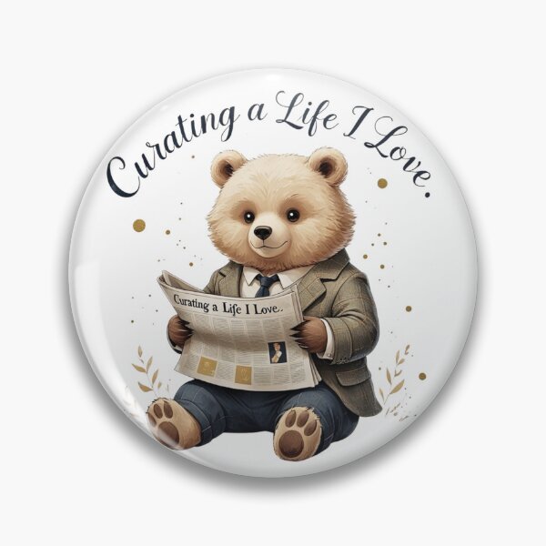 Item preview, Curating A Life I Love Preppy Vintage Bear Old Money designed and sold by AQUILAKREO.