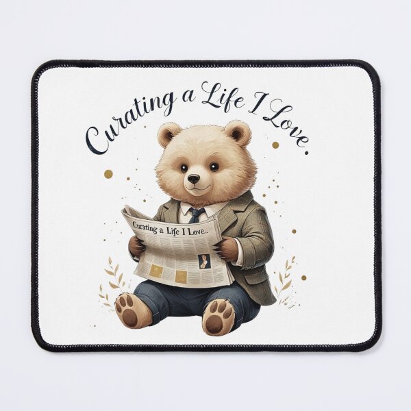 Item preview, Curating A Life I Love Preppy Vintage Bear Old Money designed and sold by AQUILAKREO.