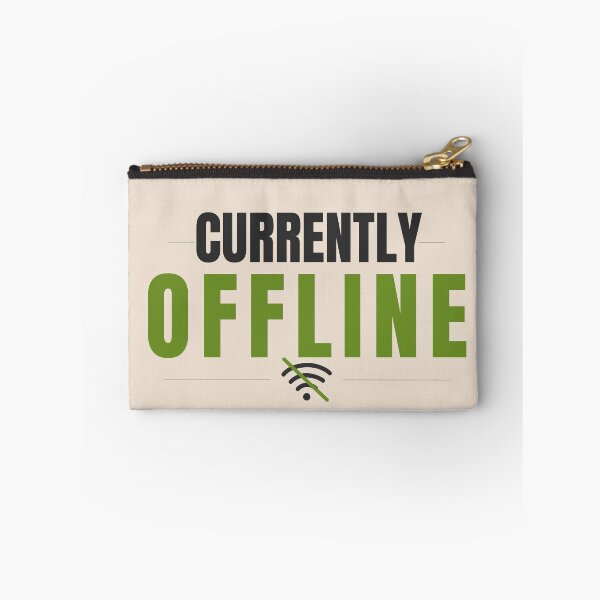 Item preview, Currently Offline Aesthetic Beige Digital Detox Minimal Design designed and sold by Uvclick.