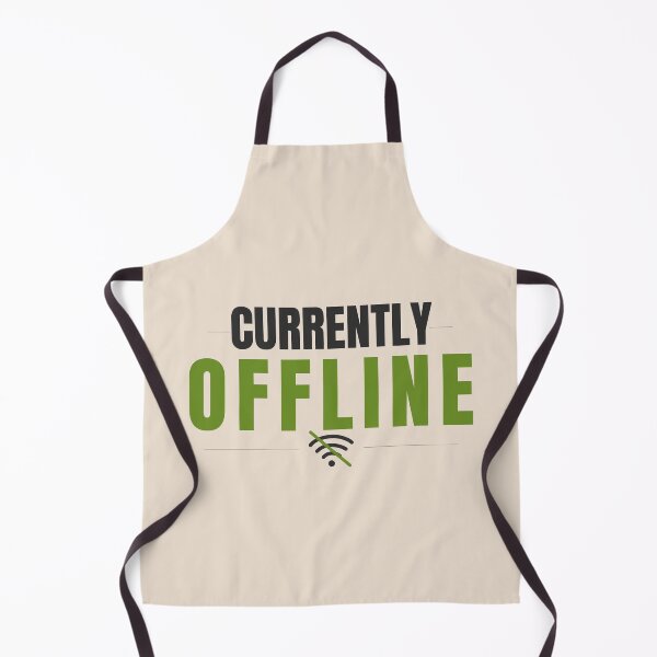 Item preview, Currently Offline Aesthetic Beige Digital Detox Minimal Design designed and sold by Uvclick.