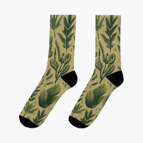 Item preview, intage Paleobotanical Illustration in Earthy Tones designed and sold by BriSher.