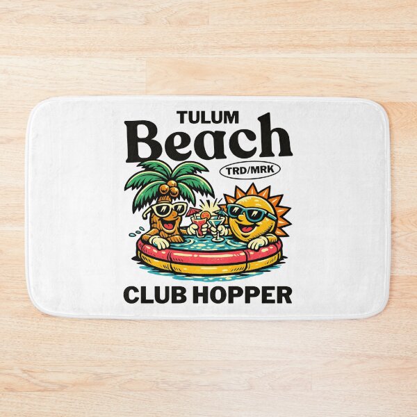 Item preview, Tulum beach club hopper designed and sold by Mascot Riot Studio.