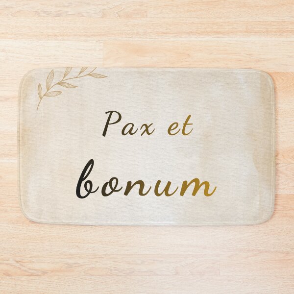 Item preview, Peace and All Good - St. Francis of Assisi Saint Quote Art designed and sold by Très Joli Brothers.
