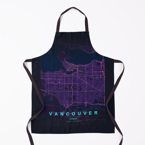 Item preview, Neon Style Map of Vancouver, Canada designed and sold by Enea Kelo.