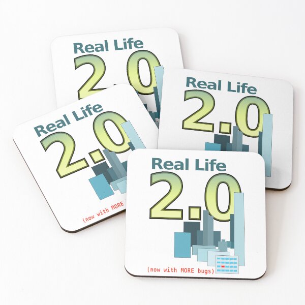 Item preview, Real Life 2.0 (now with MORE bugs) designed and sold by LittleGreyMan2026.