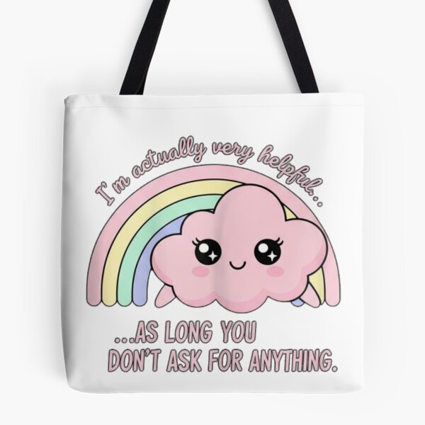 Item preview, I’m Actually Very Helpful Funny Kawaii Cloud Humor designed and sold by Wit & Wear.