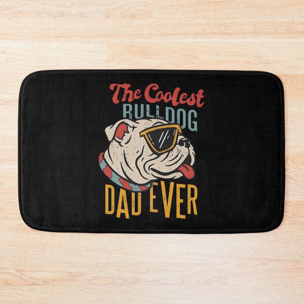 Item preview, The Coolest Bulldog Dad Ever Retro Dog Shirt designed and sold by OlyvieArt.