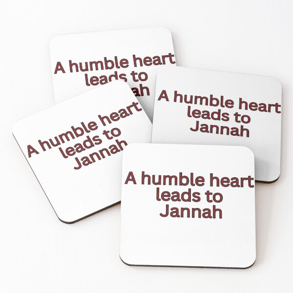 Item preview, A humble heart leads to Jannah-Islamic saying designed and sold by Omer's store.