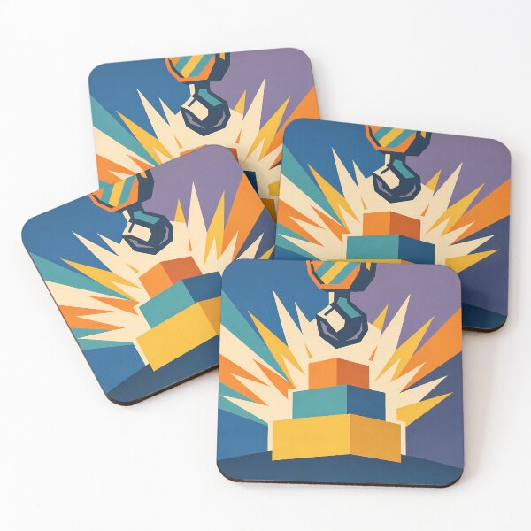 Item preview, Crane Claw and Blocks with Brutalist Burst designed and sold by InkSmithery.