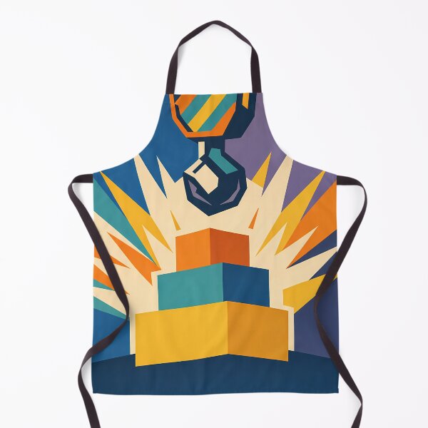 Item preview, Crane Claw and Blocks with Brutalist Burst designed and sold by InkSmithery.