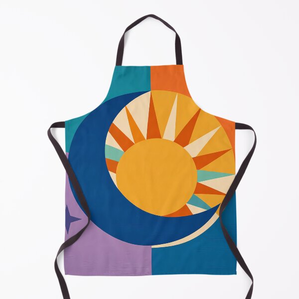 Item preview, Geometric Sun Moon and Stars designed and sold by InkSmithery.
