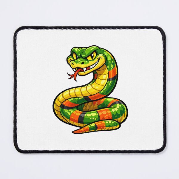 Item preview, a snake with a sarcastic smile designed and sold by Troll Art & Delete.