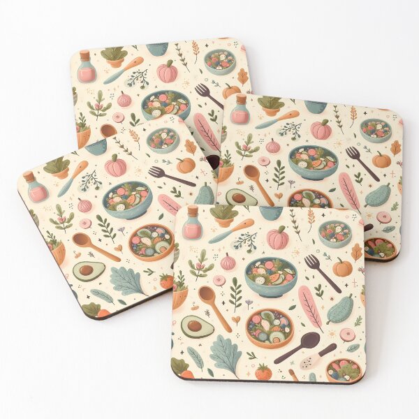 Item preview, Fresh & Crunchy Salad Pattern designed and sold by Saucebyte.