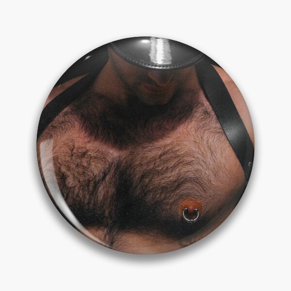 Item preview, Hairy Gay Leather Bear Cop in Harness designed and sold by ZhivanCrimson.