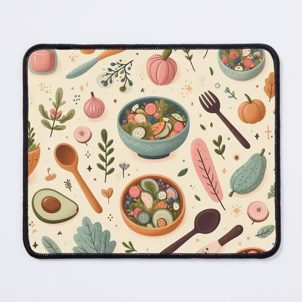 Item preview, Fresh & Crunchy Salad Pattern designed and sold by Saucebyte.