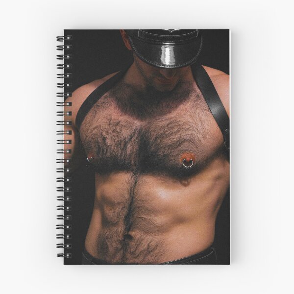 Item preview, Hairy Gay Leather Bear Cop in Harness designed and sold by ZhivanCrimson.