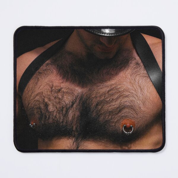 Item preview, Hairy Gay Leather Bear Cop in Harness designed and sold by ZhivanCrimson.