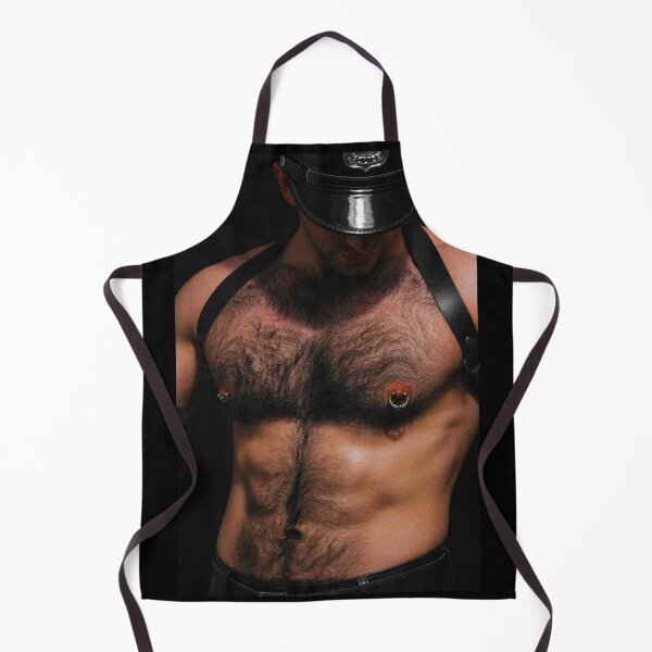 Item preview, Hairy Gay Leather Bear Cop in Harness designed and sold by ZhivanCrimson.