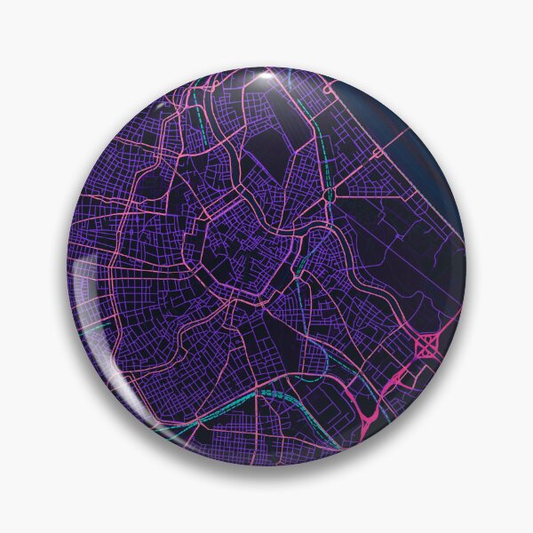 Item preview, Neon Style Map of Vienna, Austria designed and sold by Enea Kelo.