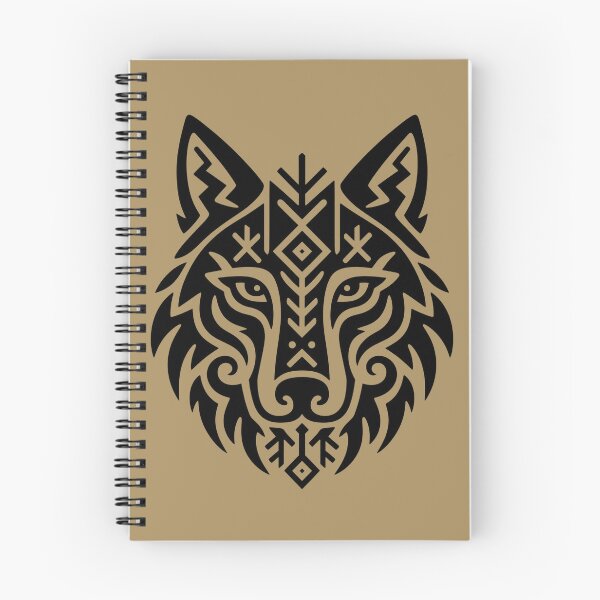 Item preview, Fenrir: Geometric Norse Wolf Runic Design designed and sold by JacquiTaylorArt.