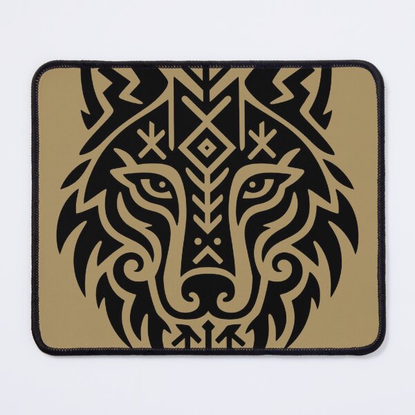 Item preview, Fenrir: Geometric Norse Wolf Runic Design designed and sold by JacquiTaylorArt.