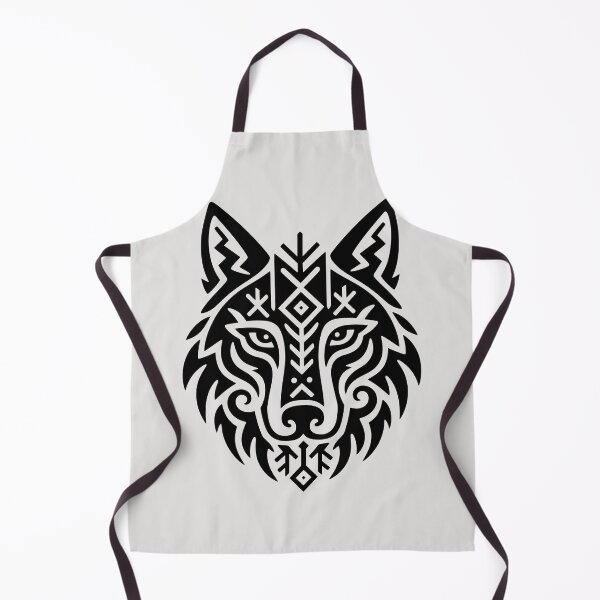 Item preview, Fenrir: Geometric Norse Wolf Runic Design designed and sold by JacquiTaylorArt.