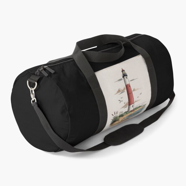 Item preview, Vintage Barnegat Lighthouse Nautical Coastal Art   designed and sold by Fitswear.