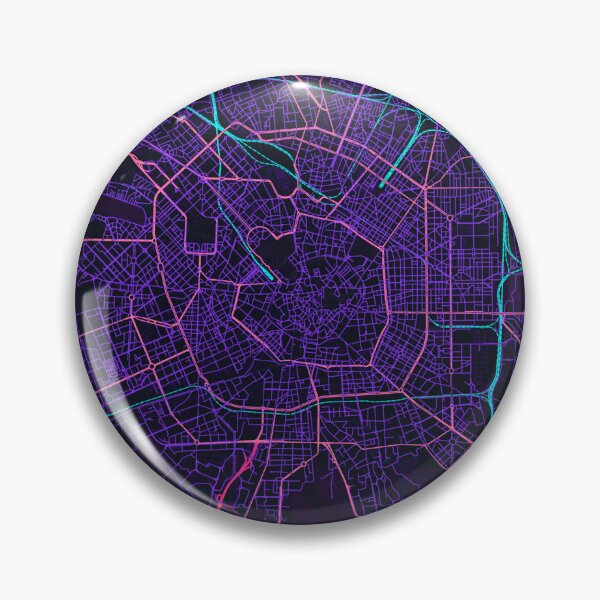 Item preview, Neon Style Map of Milan, Italy designed and sold by Enea Kelo.