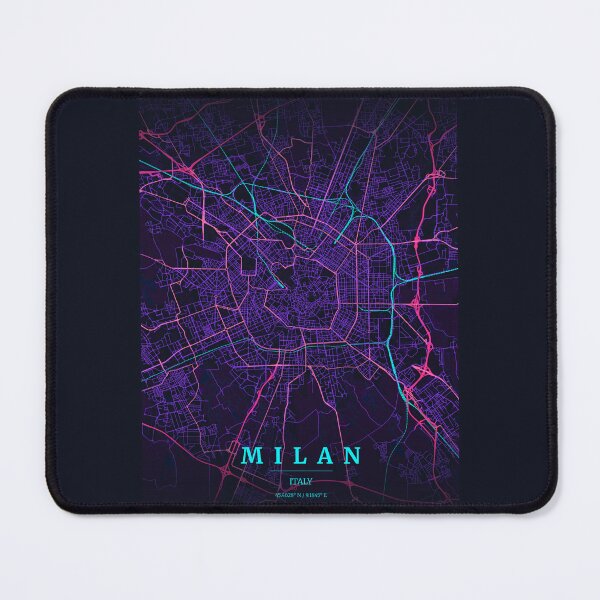 Item preview, Neon Style Map of Milan, Italy designed and sold by Enea Kelo.