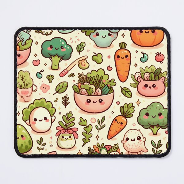 Item preview, vegetable cute pattern designed and sold by Saucebyte.