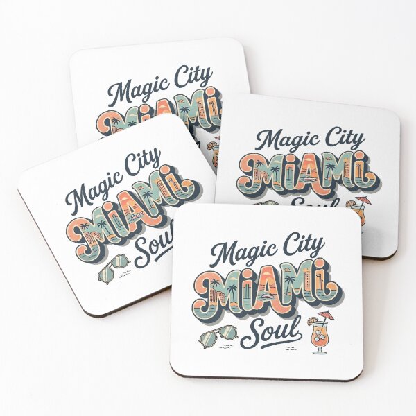Item preview, Miami Magic City Soul | Vintage Retro Tropical Beach designed and sold by PryntedLabs.