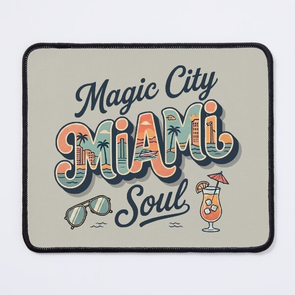 Item preview, Miami Magic City Soul | Vintage Retro Tropical Beach designed and sold by PryntedLabs.