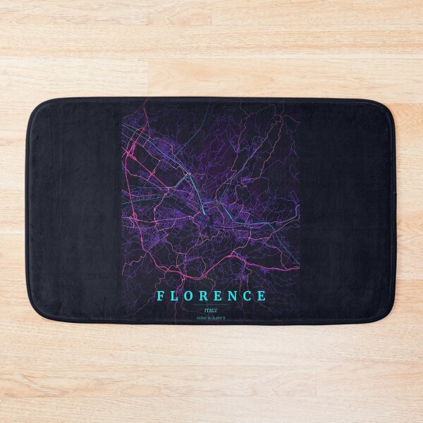 Item preview, Neon Style Map of Florence, Italy designed and sold by Enea Kelo.