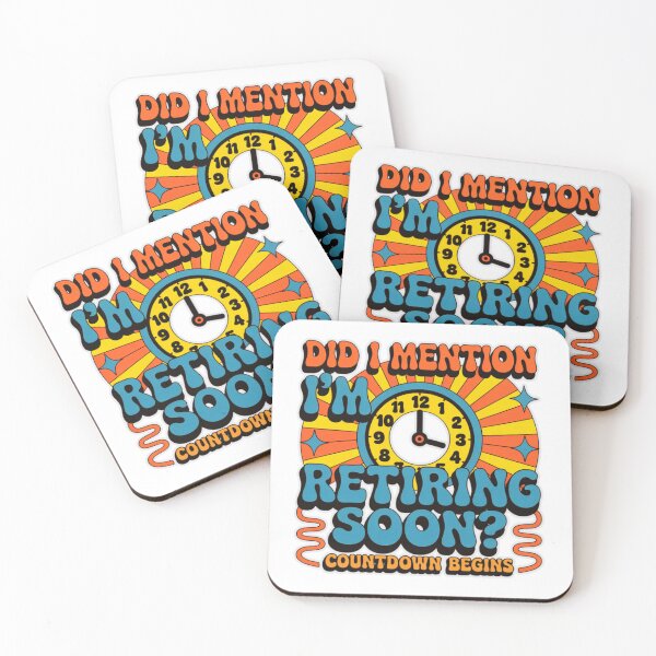 Item preview, Retirement Countdown – Funny Retro Clock Tee T-Shirt designed and sold by MerchlyMike.