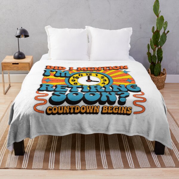 Item preview, Retirement Countdown – Funny Retro Clock Tee T-Shirt designed and sold by MerchlyMike.