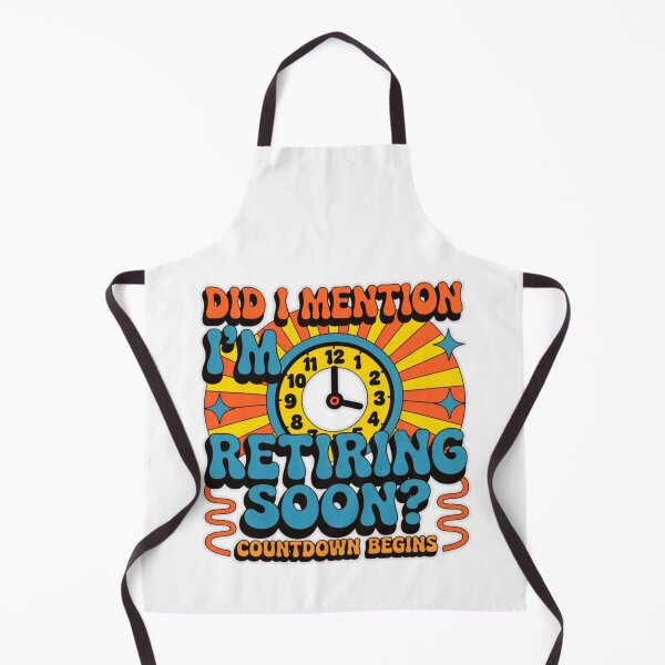 Item preview, Retirement Countdown – Funny Retro Clock Tee T-Shirt designed and sold by MerchlyMike.
